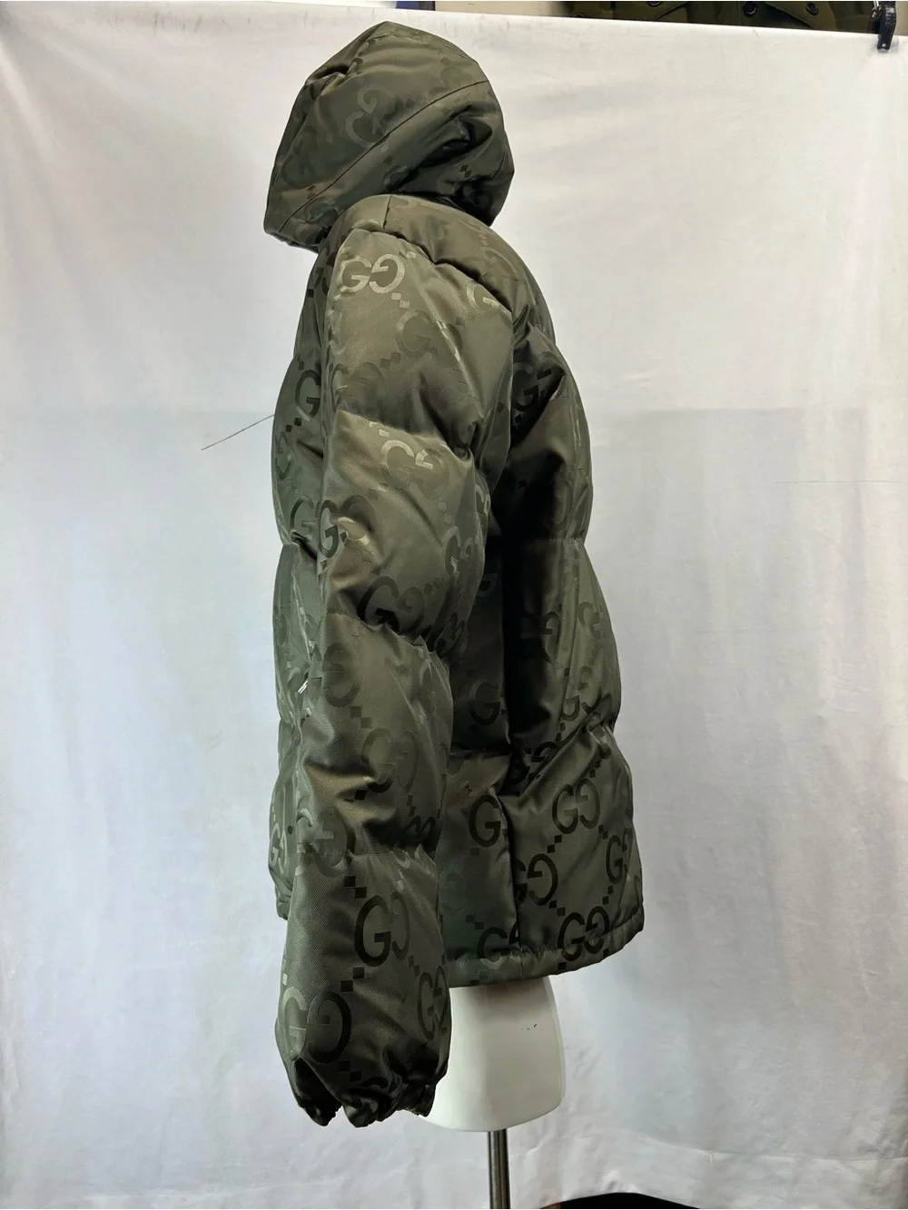 Gucci Jumbo GG canvas down jacket